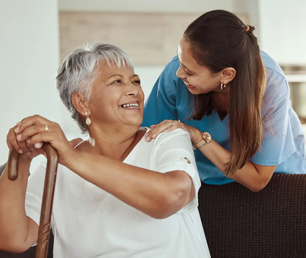 Alliance Healthcare Worker in a Home